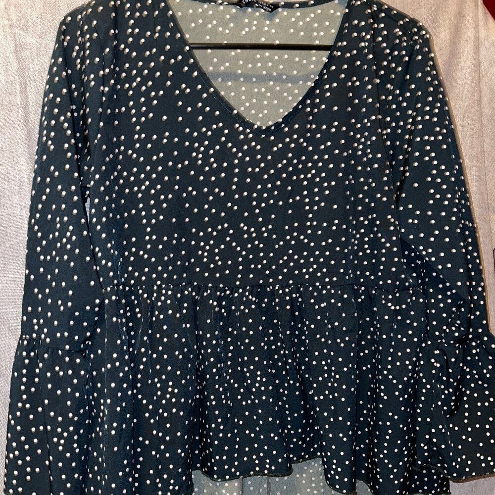 5 NWOT SHEIN Long Sleeve Blouses, ALL Size Small - Picture 13 of 14